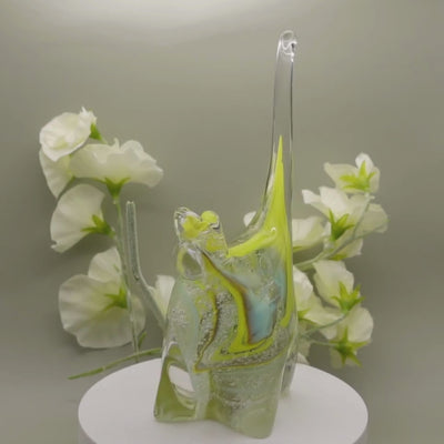 Ashes to glass cat ornament