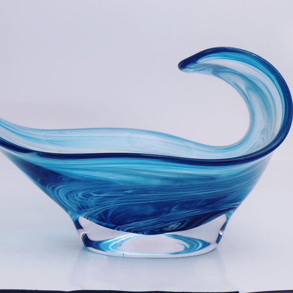 Glass Wave Sculpture