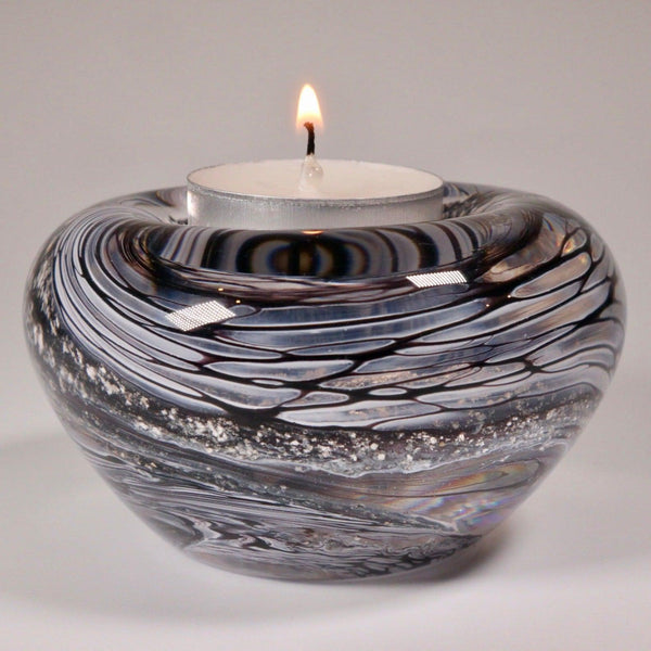 Marbled affect mixed with cremation ashes