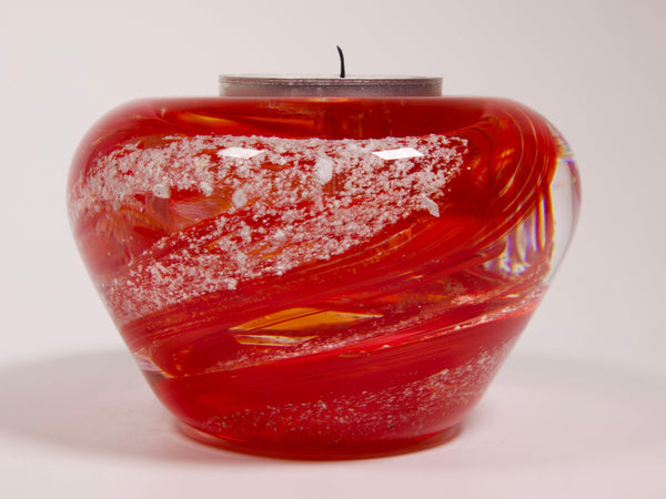 Cremation Ashes Glass Tea light