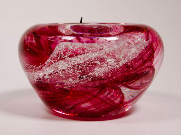 Cremation Ashes Glass Tea light