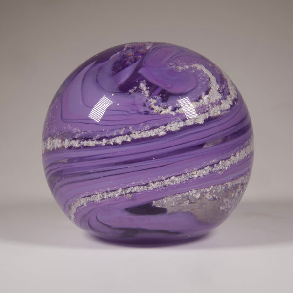 Cremation Ashes round paperweight