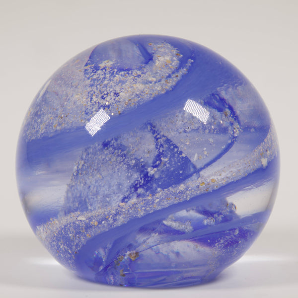 Cremation Ashes round paperweight