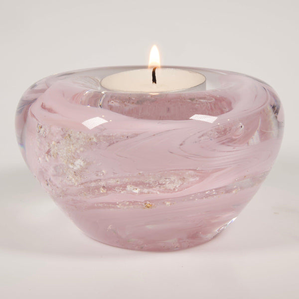 Cremation Ashes Glass Tea light