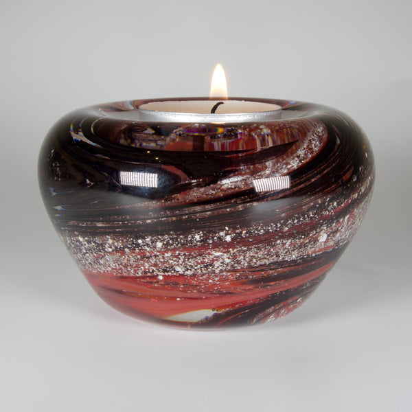 Cremation Ashes Glass Tea light