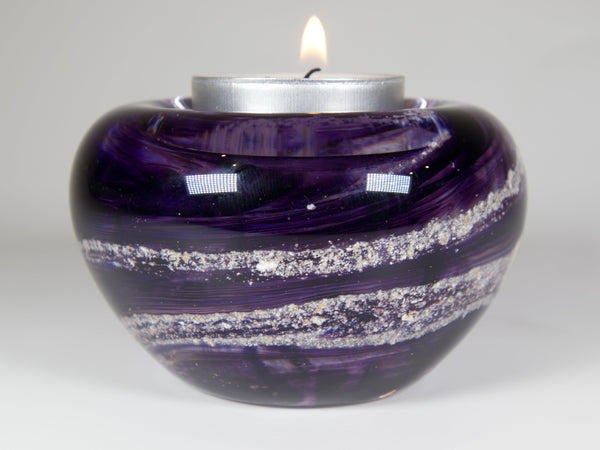 Cremation Ashes Glass Tea light